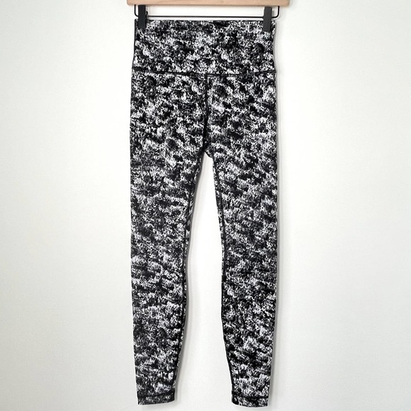 Lululemon | Wunder Under High Rise Tight 28" Leggings Misted Jacquard Black | 6 - Picture 3 of 6